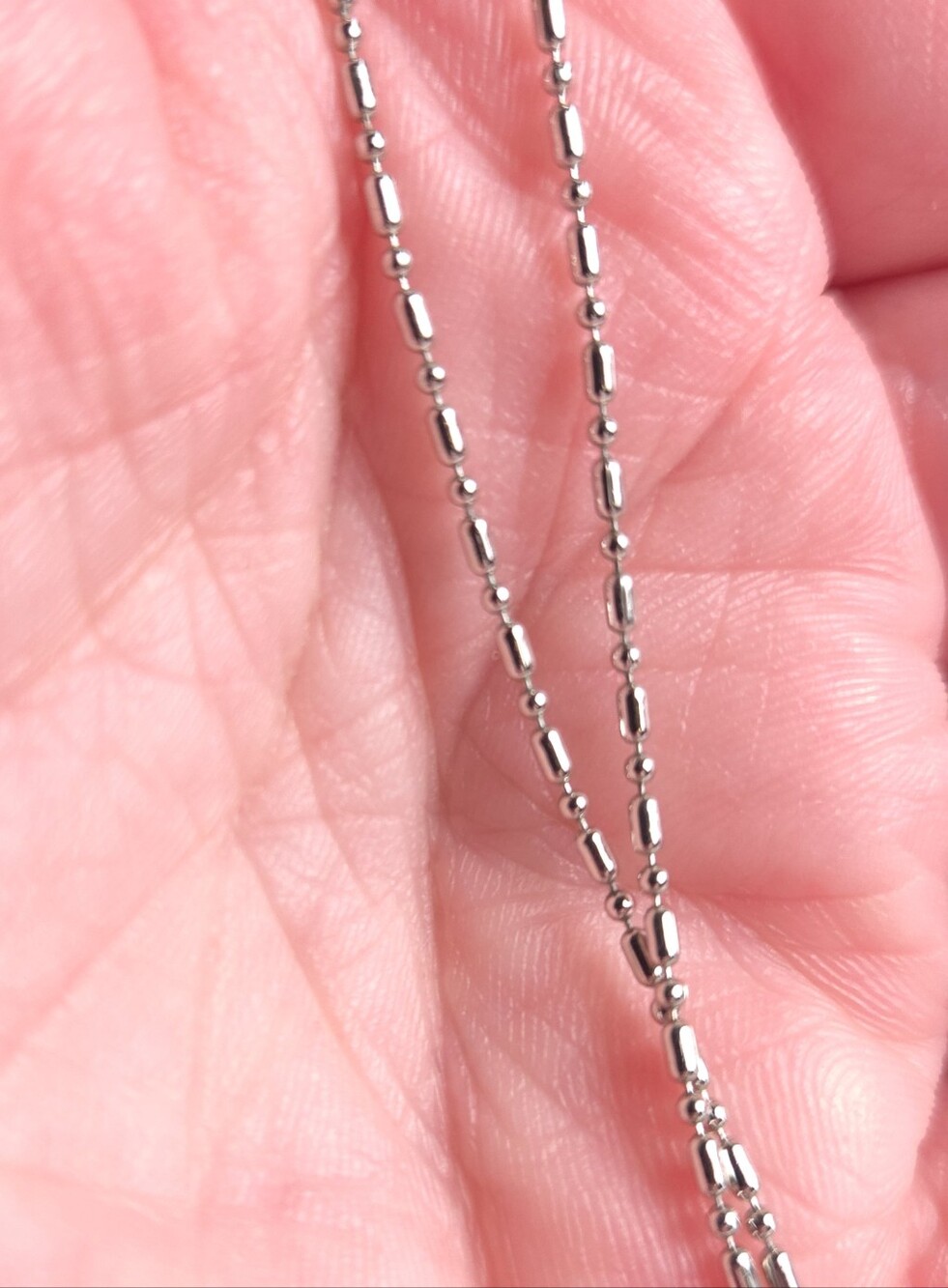 18K White Gold Plated Genuine Brown Pearl & Crystal Pendant Necklace Marked 750 - Picture 12 of 12